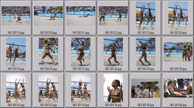 womens beach volleyball