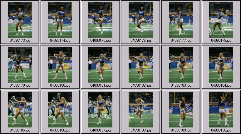 arena football cheerleading pictures