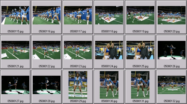arena football cheerleading pictures
