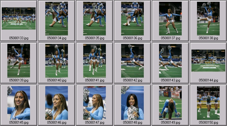 arena football cheerleading pictures