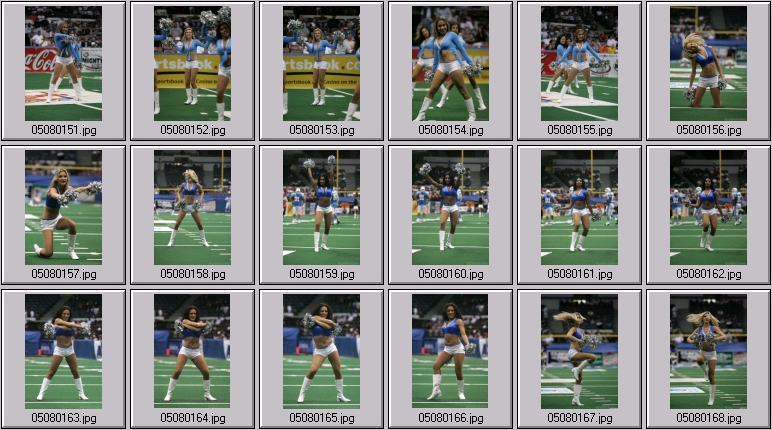 arena football cheerleading pictures