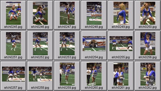 arena football cheerleading pictures