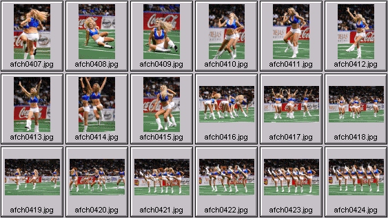 arena football cheerleading pictures