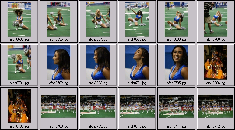arena football cheerleading pictures