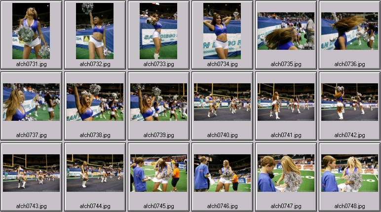 arena football cheerleading pictures