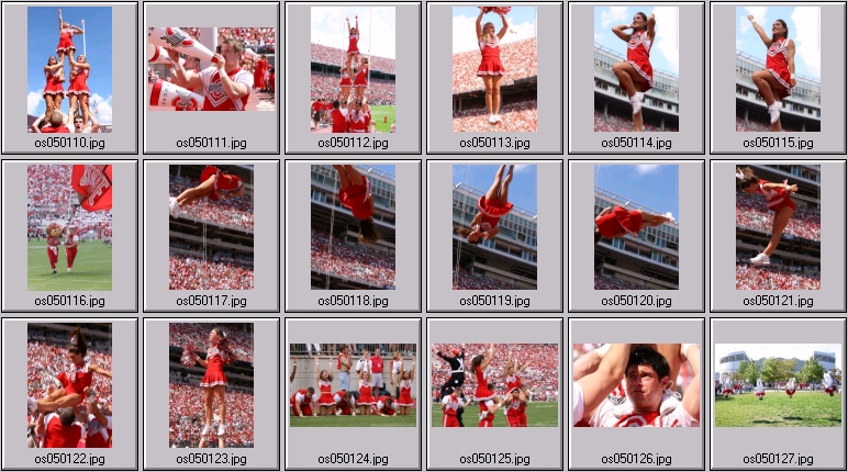 ohio state cheerleader photos