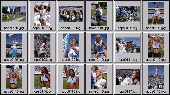 nc chapel hill tarheel cheerleading pictures