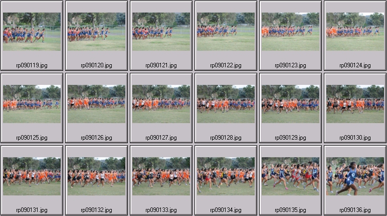cross country running