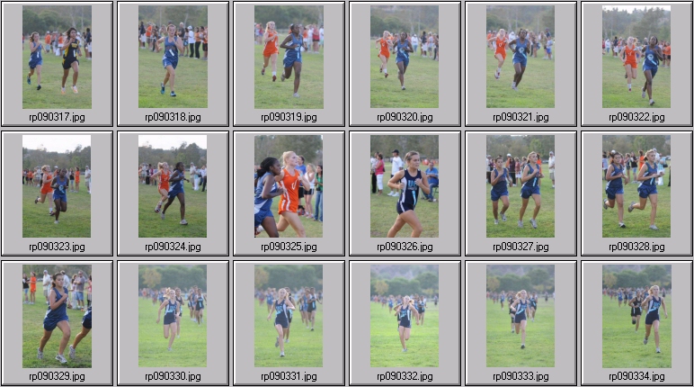 cross country running
