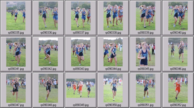 cross country running
