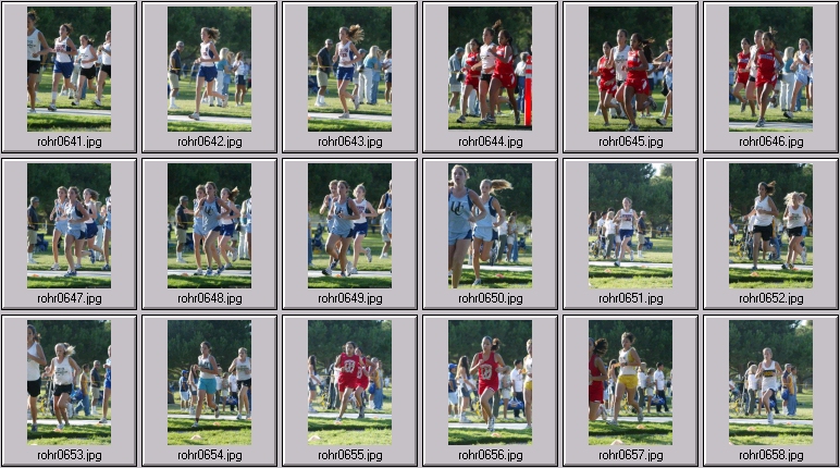 cross country running