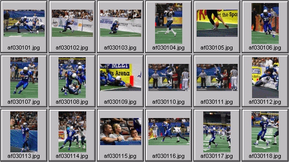 arena football photos