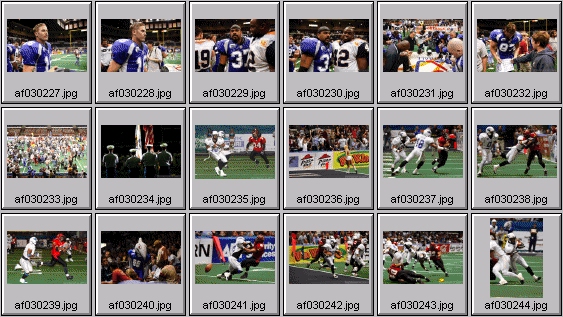 arena football photos