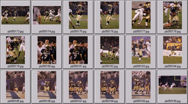 lamar owens - us naval academy football photos