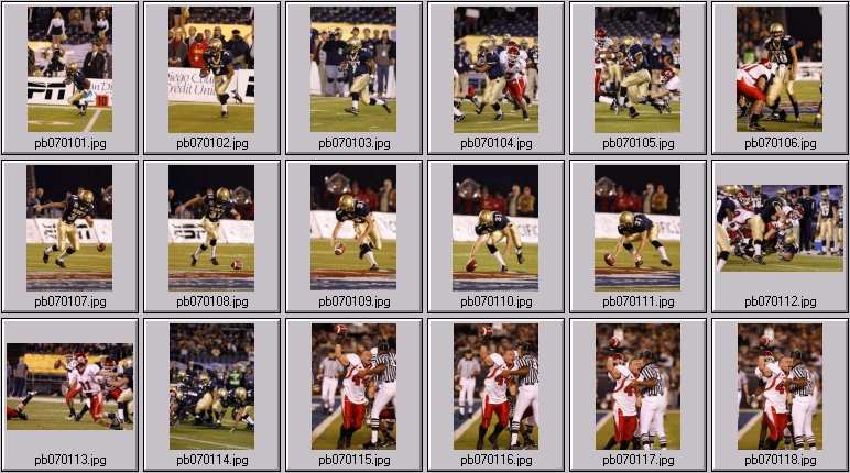 Utah - Navy football photos