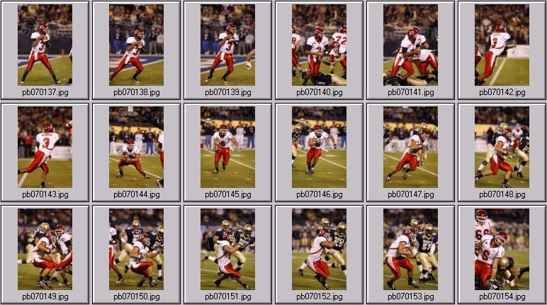 Utah - Navy football photos