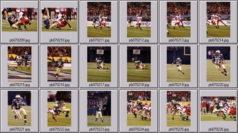 utes - midshipmen football photos