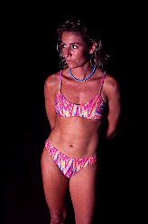 Andrea Gaytan in wakeboard uniform (bikini). Please wait for image to load.