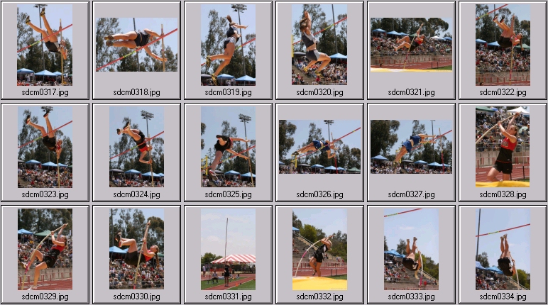 women's prep polevaulting