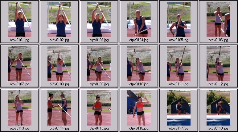 women's prep polevaulting