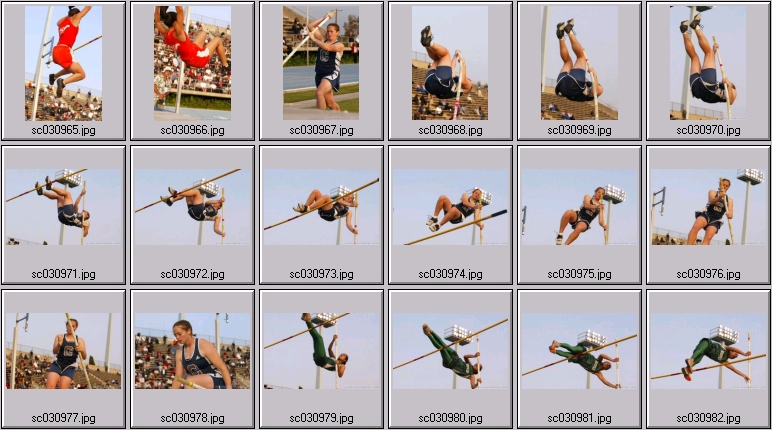 girls polevault