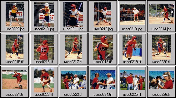 womens softball photos -- us olympic cup 99
