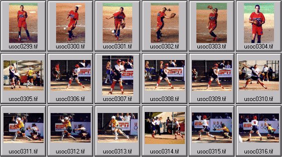 womens softball photos -- us olympic cup 99