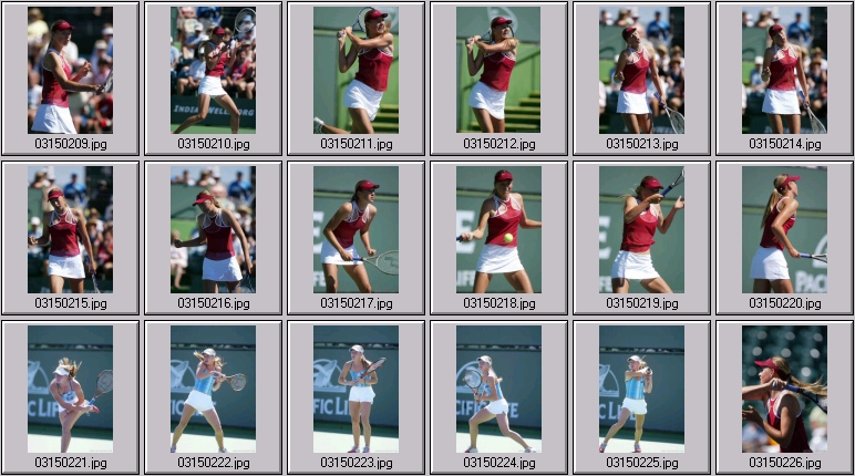 Sesil Karatancheva, Maria Sharapova photos