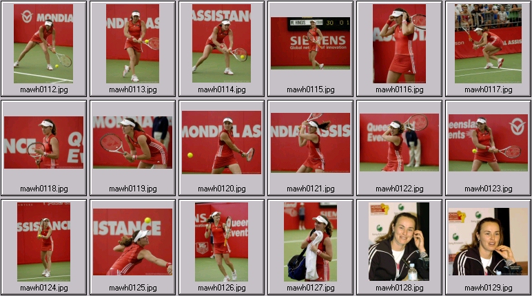 Martina Hingis comeback photos - tatiana golovin on beach photos