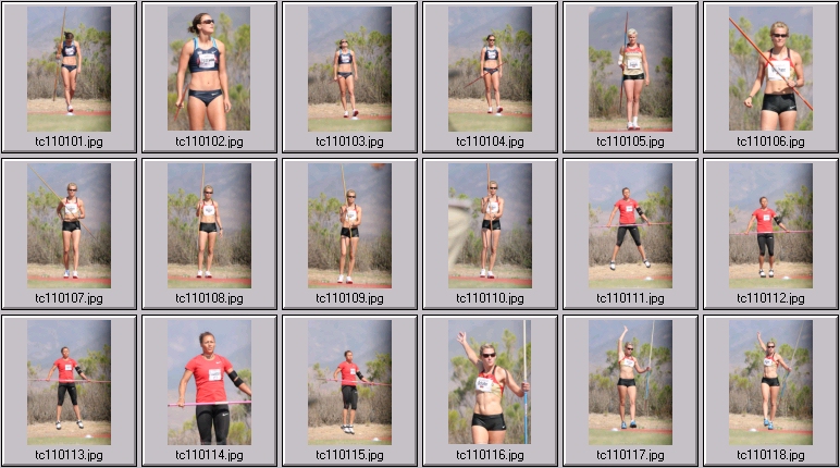 women's thorpe cup heptathlon javelin