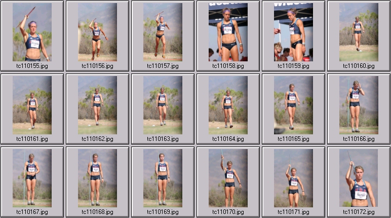 women's thorpe cup heptathlon javelin