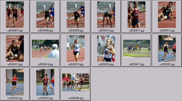  men's track