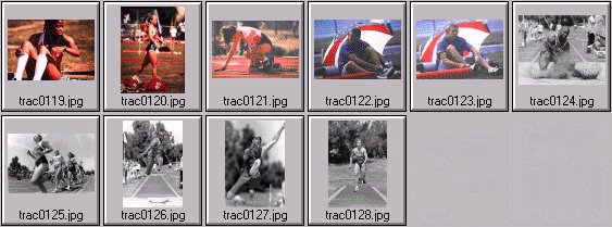 Men's and women's track photos