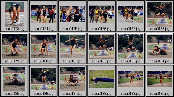 Men's and women's track photos