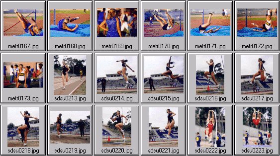 Men's and women's track photos