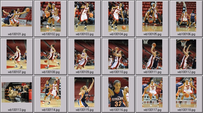  Women's basketball photos