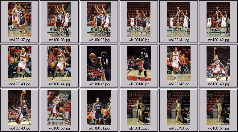  Women's basketball photos