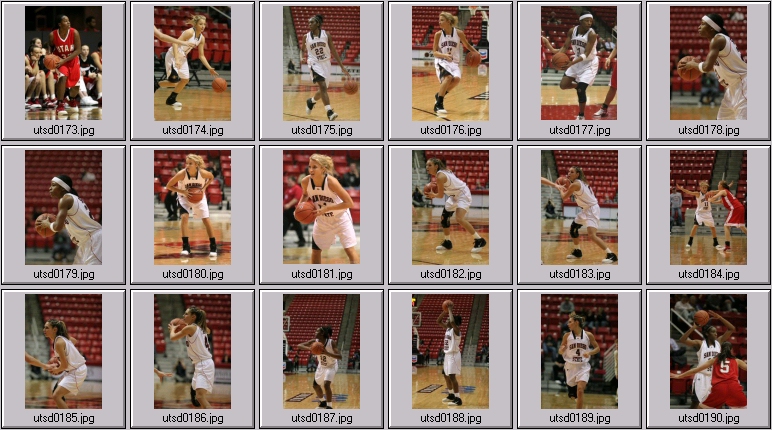 Women's basketball photos