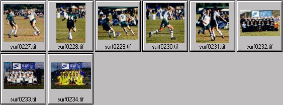1998 Nike Surf Cup womens soccer photos