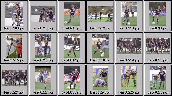 WUSA Women's soccer photos