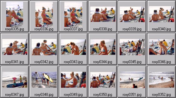 2000 Roxy Wahine women's surfing photos