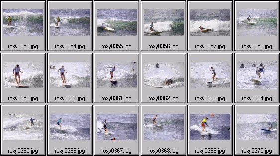 2000 Roxy Wahine women's surfing photos