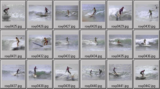 2000 Roxy Wahine women's surfing photos