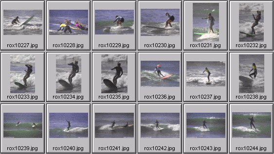2001 Roxy Wahine women's surfing photos
