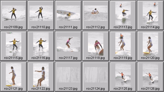 2002 Roxy Wahine women's surfing photos