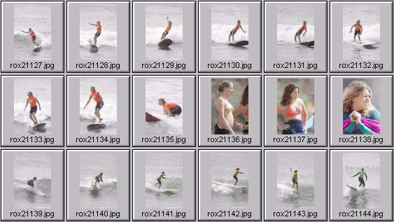 2002 Roxy Wahine women's surfing photos