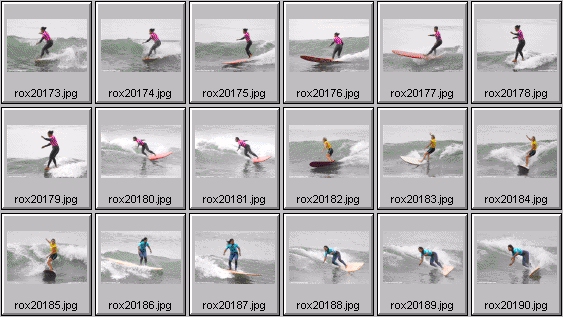 2002 Roxy Wahine women's surfing photos