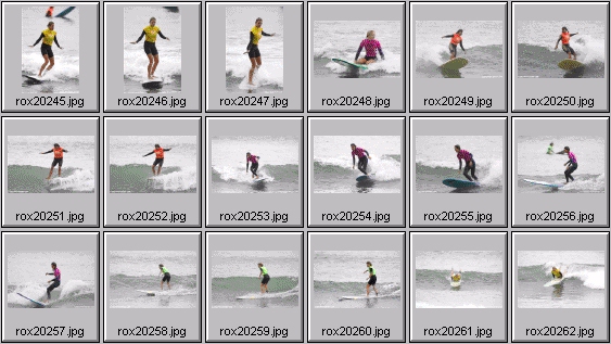 2002 Roxy Wahine women's surfing photos