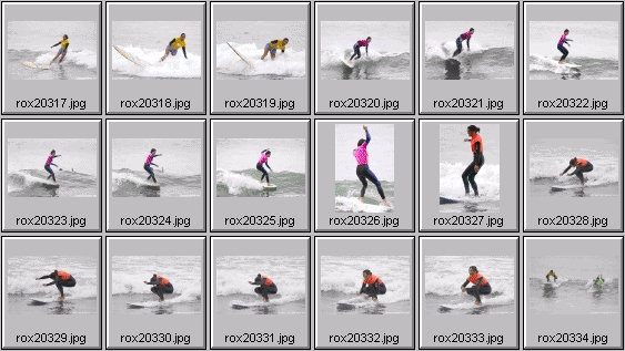 2002 Roxy Wahine women's surfing photos