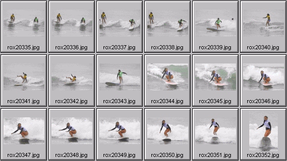 2002 Roxy Wahine women's surfing photos